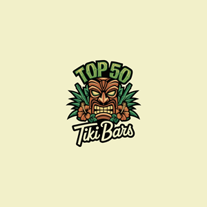 Diseño de Logo por Shariqology para Top 50 Tiki Bars | Diseño: #34430601