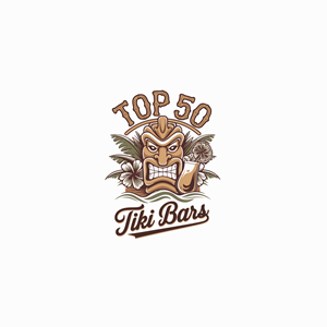 Diseño de Logo por Shariqology para Top 50 Tiki Bars | Diseño: #34430628