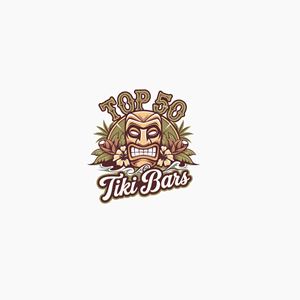 Diseño de Logo por Shariqology para Top 50 Tiki Bars | Diseño: #34463177