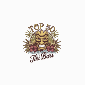 Diseño de Logo por Shariqology para Top 50 Tiki Bars | Diseño: #34463193