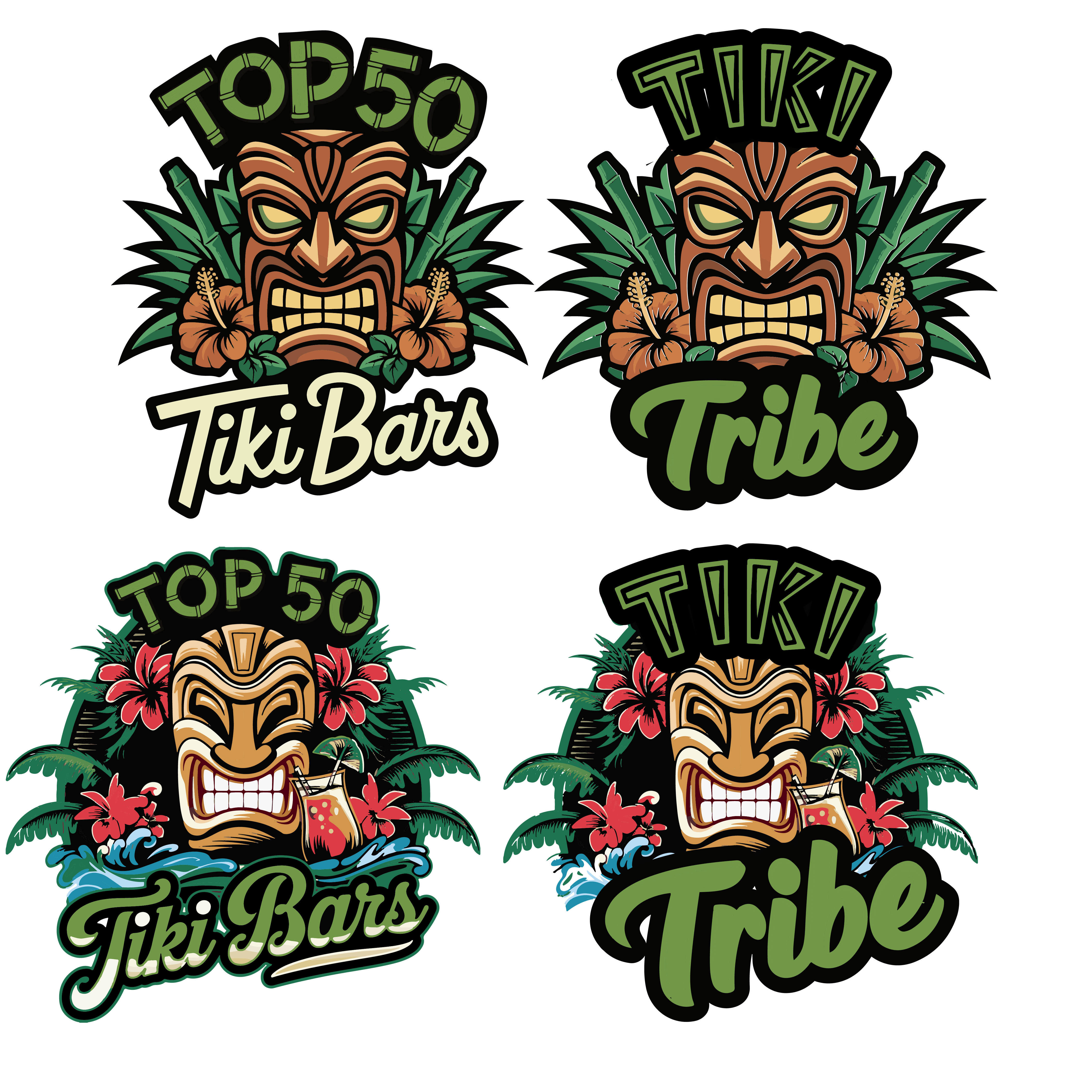 Diseño de Logo por Shariqology para Top 50 Tiki Bars | Diseño #34629013