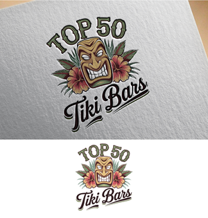 Diseño de Logo por bute para Top 50 Tiki Bars | Diseño: #34436775