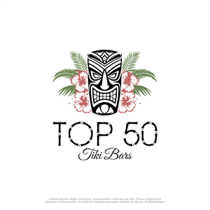 Logo Design by win it for Top 50 Tiki Bars | Design: #34432144