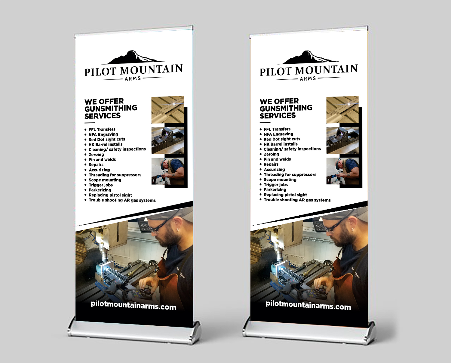 Trade Show Booth Design by Aurora:) for Pilot Mountain Arms LLC | Design #34714029
