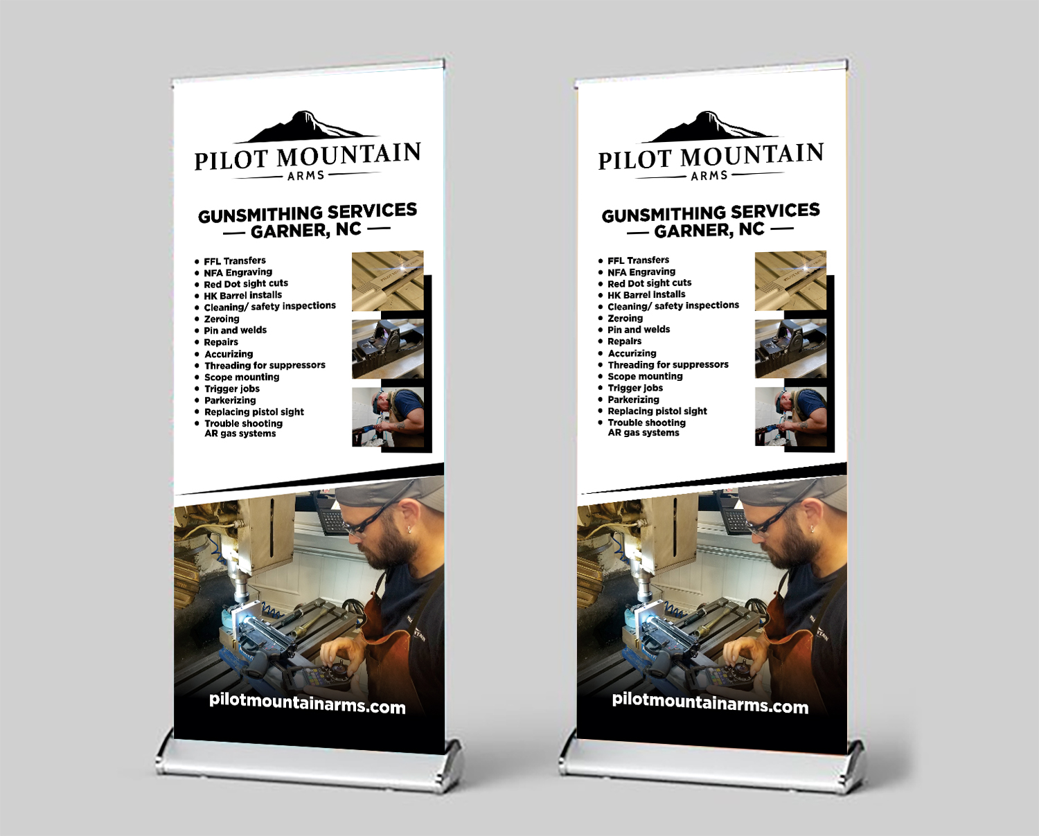 Trade Show Booth Design by Aurora:) for Pilot Mountain Arms LLC | Design #34750944