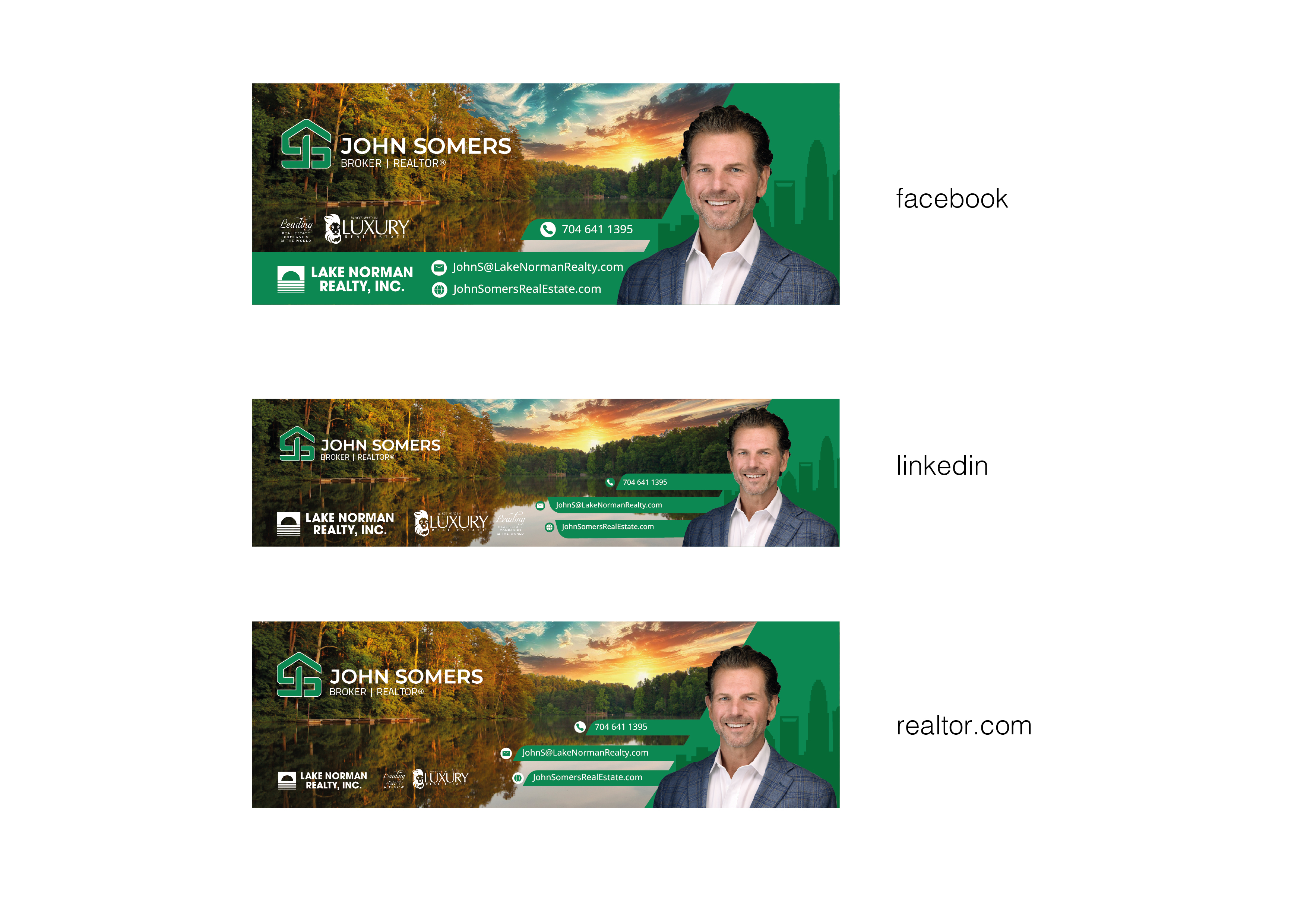 Design Facebook par pisagor pour Lake Norman Realty | Design #34435253