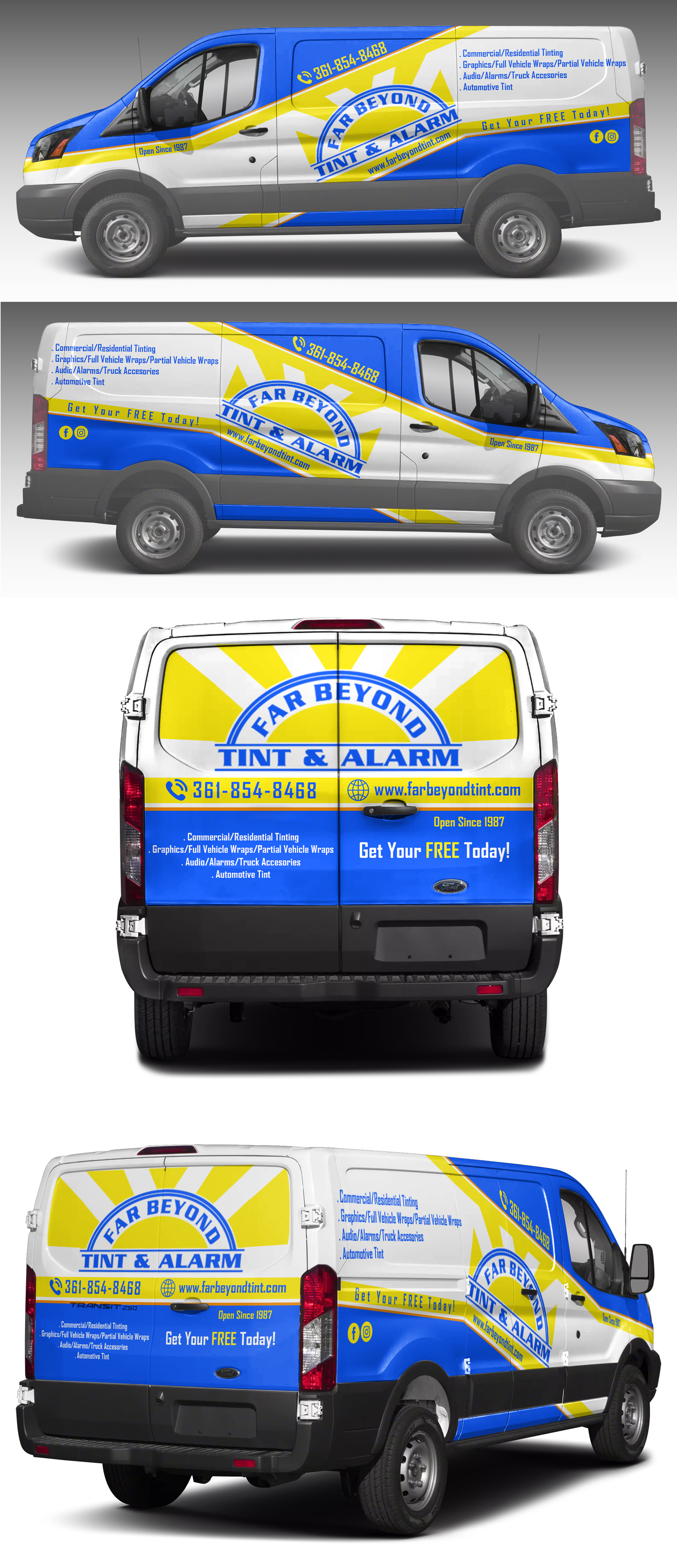 Design Graphique par AZ_Studio pour Far Beyond Tint & Alarm  | Design #34436254