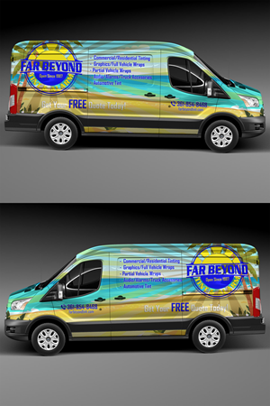 Graphic Design by Virgy priatna putra for Far Beyond Tint & Alarm  | Design: #34446810