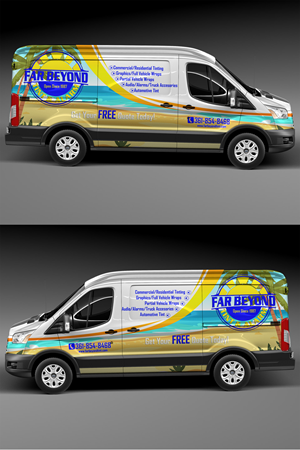 Graphic Design by Virgy priatna putra for Far Beyond Tint & Alarm  | Design: #34446864