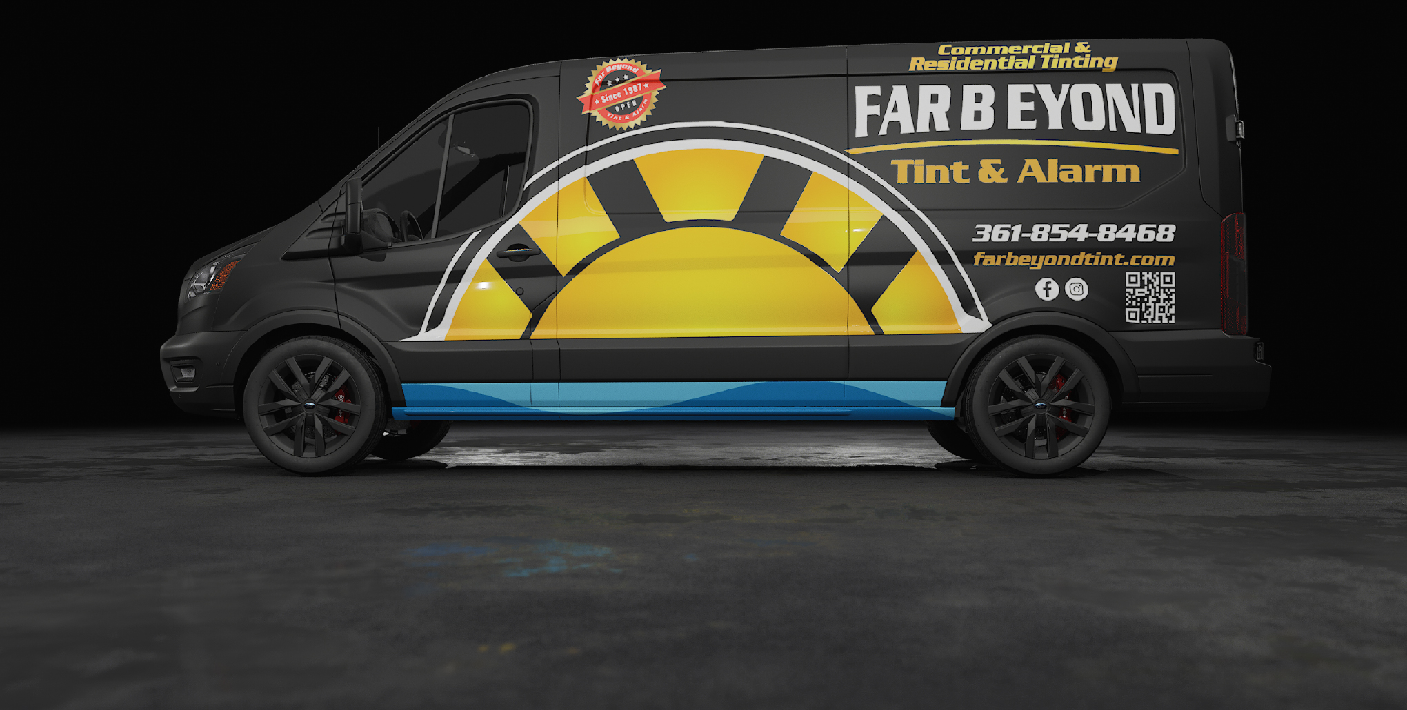 Design Graphique par Wrapcia pour Far Beyond Tint & Alarm  | Design #34435886