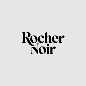 New logo for music record label "Rocher Noir"