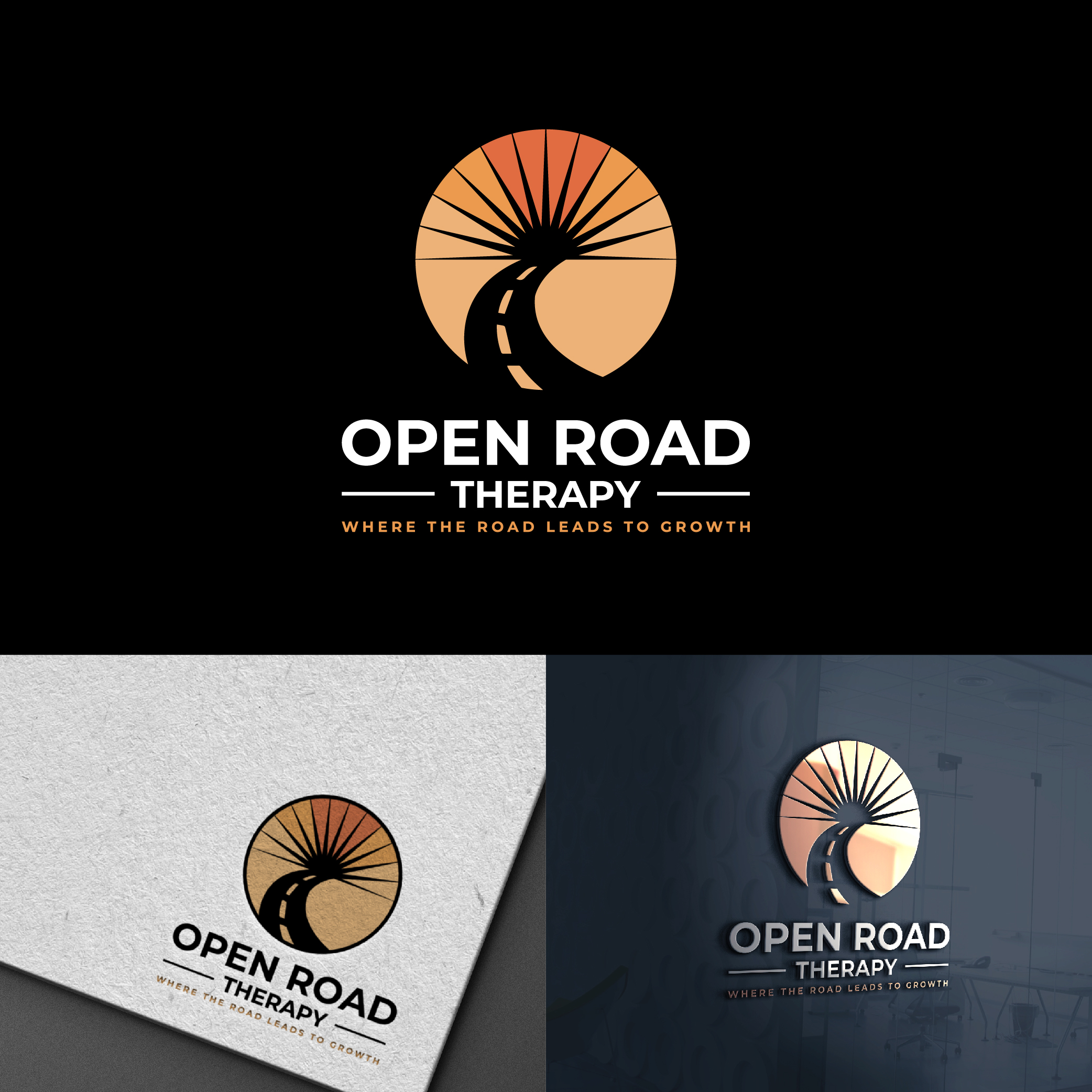 Logo Design by designer profile for Open Road Therapy | Design #34431323