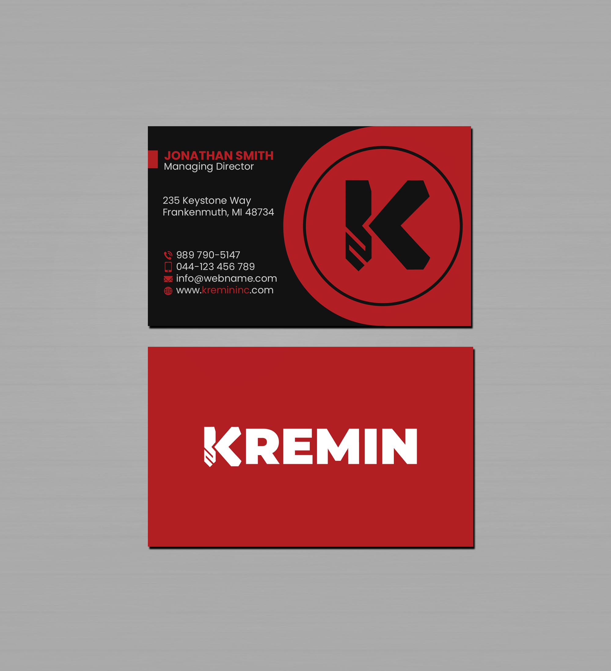 Business Card Design by Creations Box 2015 for this project | Design #34447762