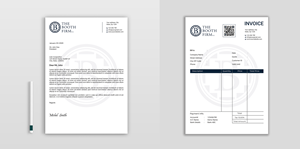 Stationery Design by Expert Bappy for The Booth Firm PLLC | Design: #34434153