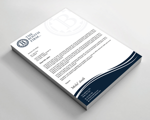 Stationery Design by Expert Bappy for The Booth Firm PLLC | Design: #34435842