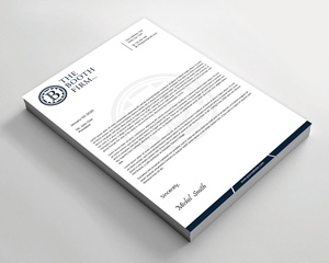 Stationery Design by Expert Bappy for The Booth Firm PLLC | Design: #34435959