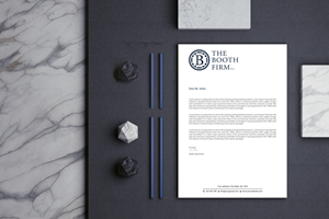 Stationery Design by Expert Bappy for The Booth Firm PLLC | Design: #34436475