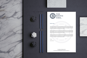 Stationery Design by Expert Bappy for The Booth Firm PLLC | Design: #34436503