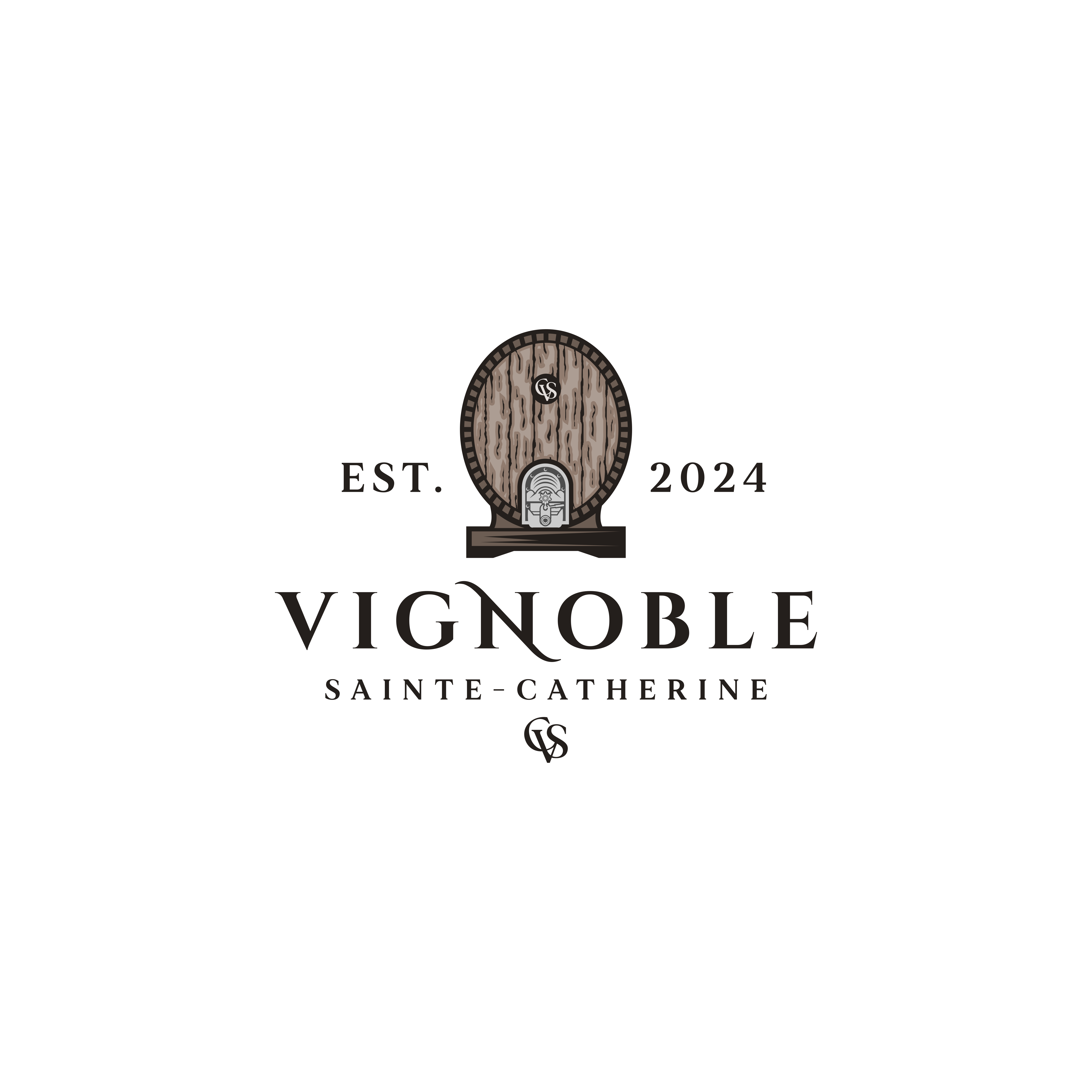 Diseño de Logo por ramu 6 para Vignoble Sainte-Catherine | Diseño #34461738