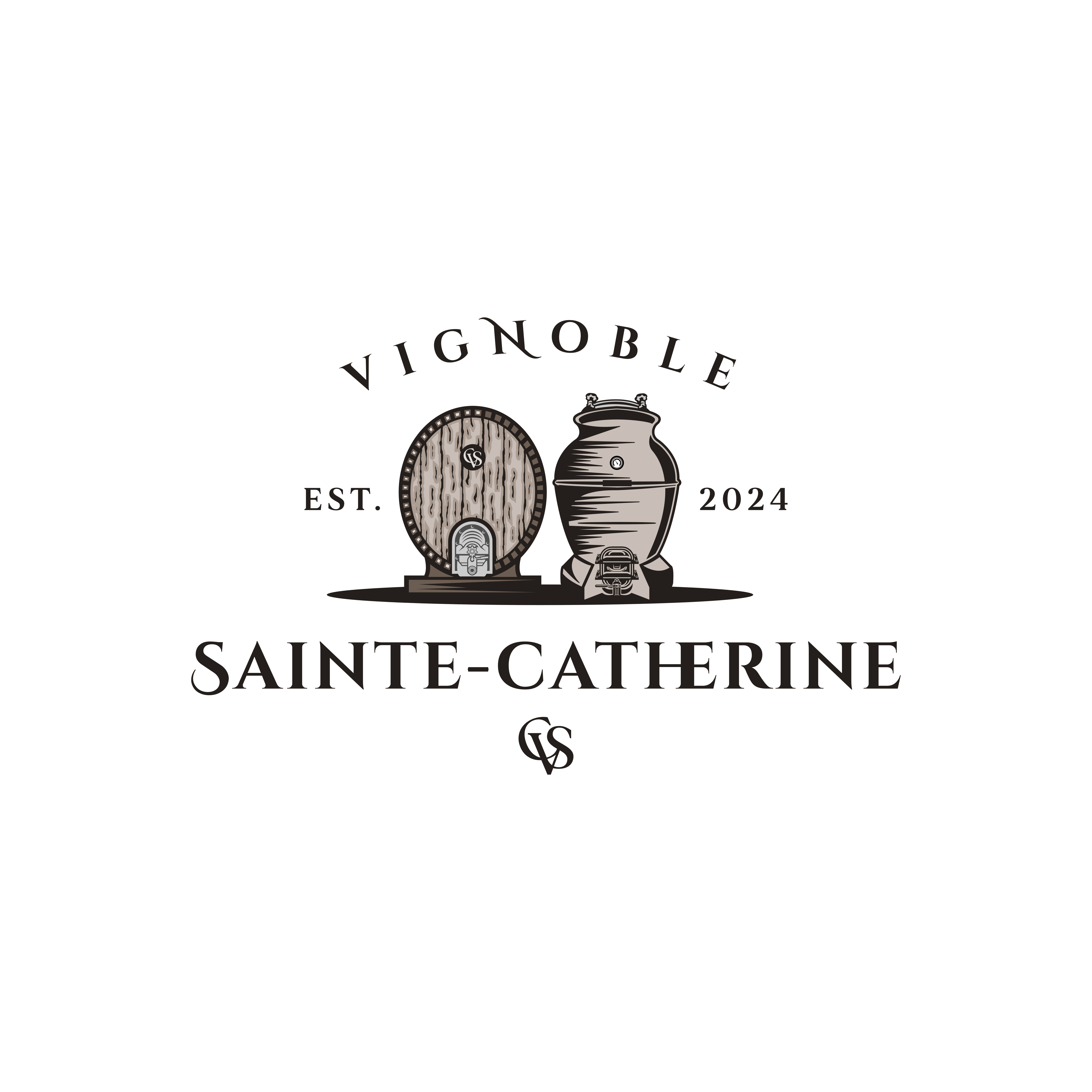Logo Design by ramu 6 for Vignoble Sainte-Catherine | Design #34467814