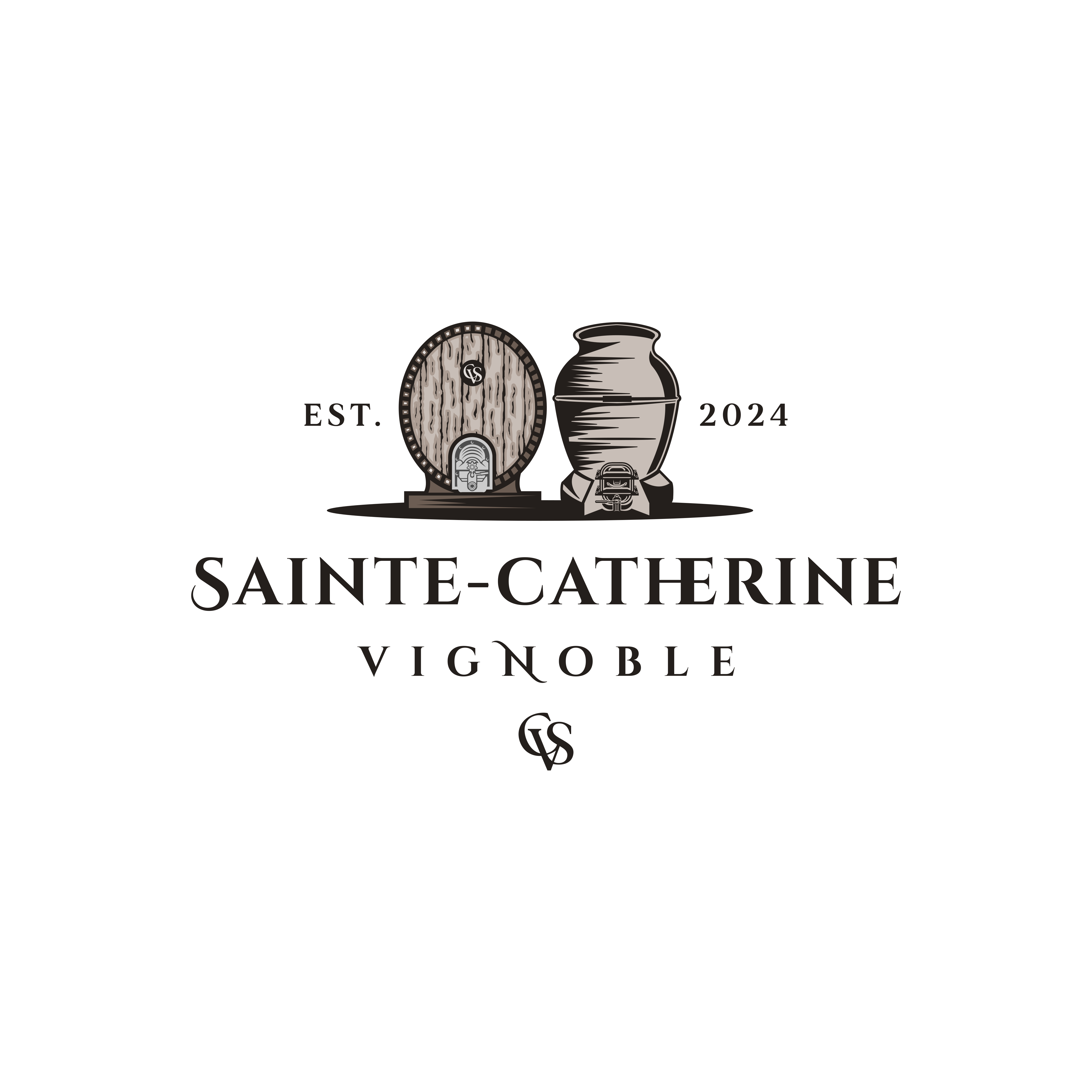 Logo Design by ramu 6 for Vignoble Sainte-Catherine | Design #34467864
