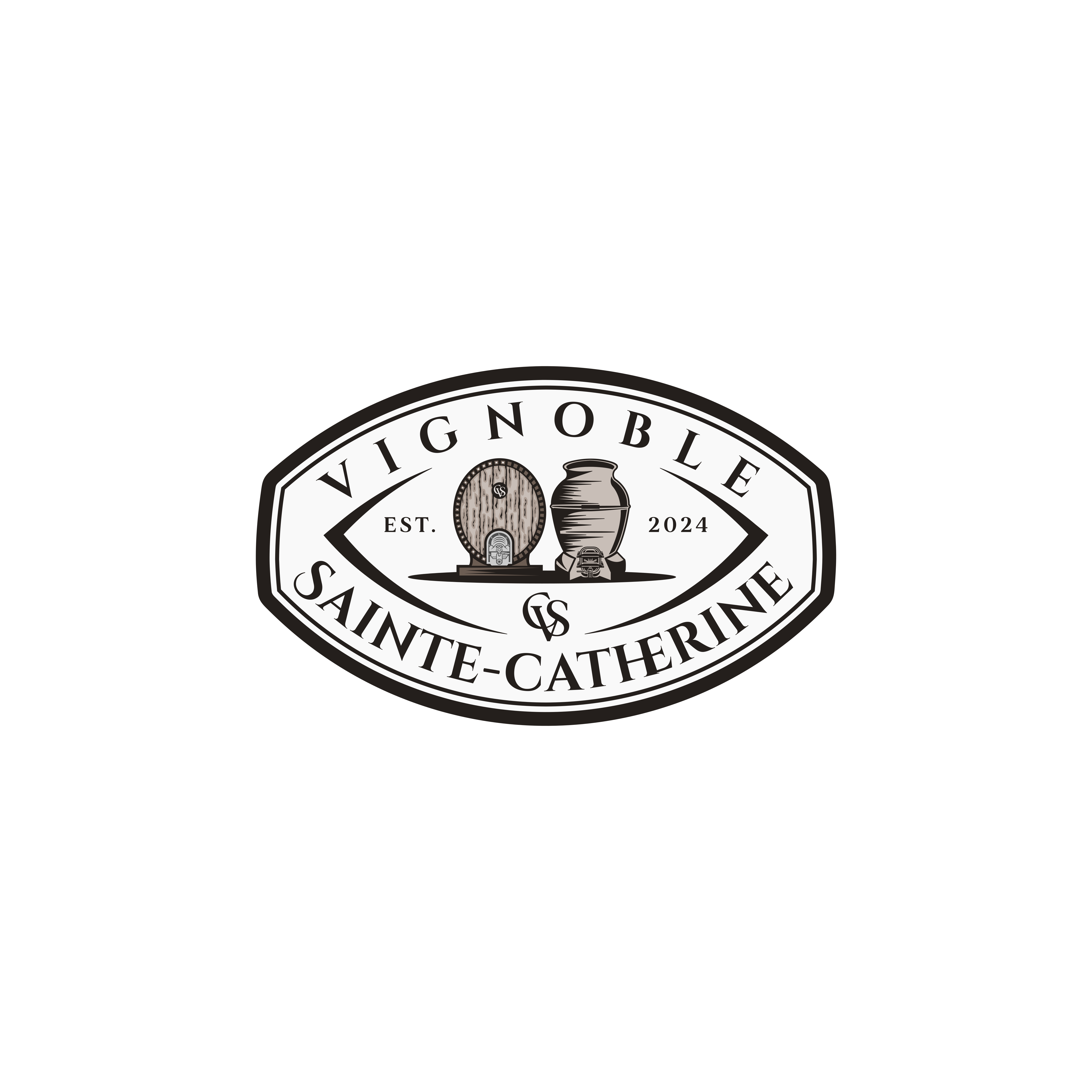Logo Design by ramu 6 for Vignoble Sainte-Catherine | Design #34467980