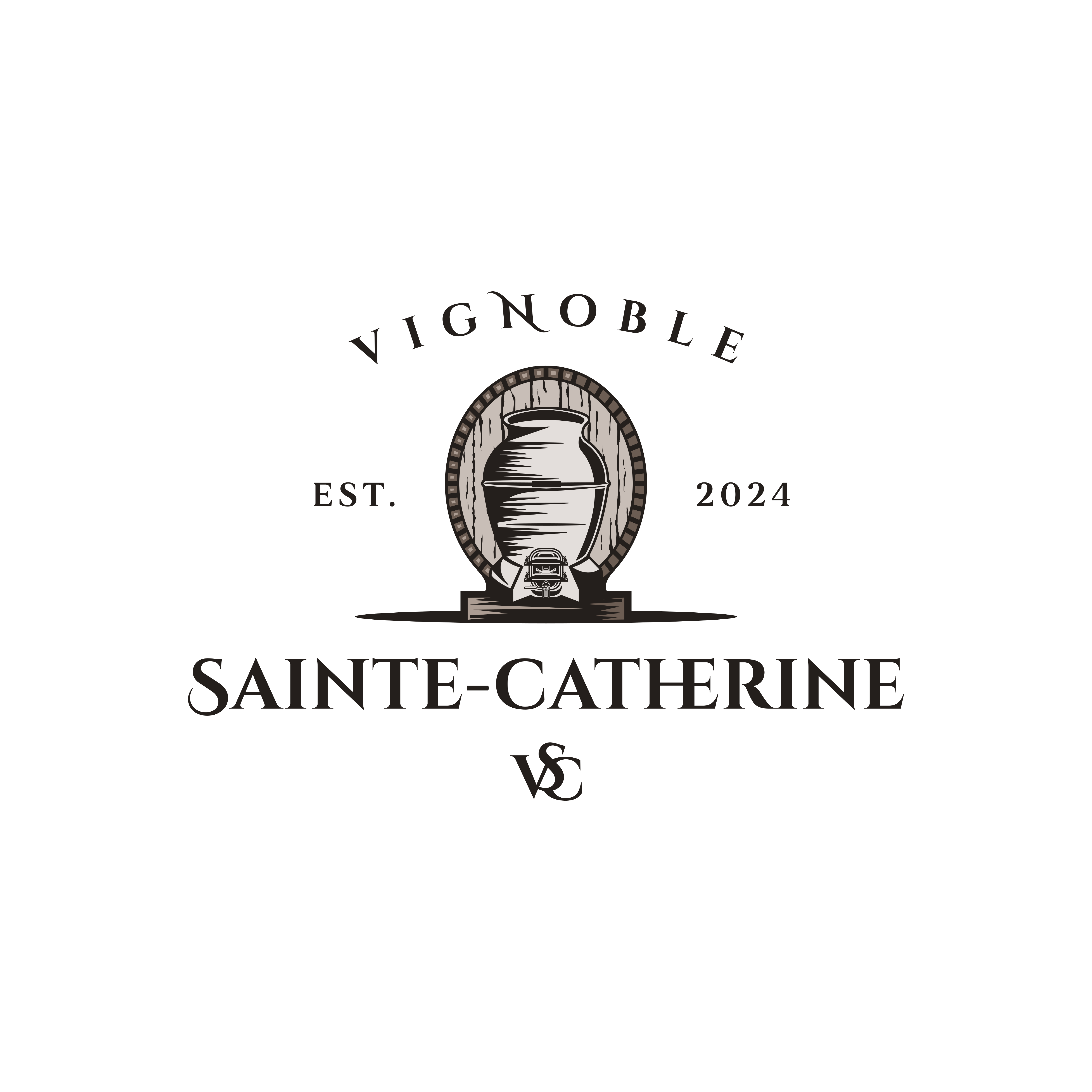 Logo Design by ramu 6 for Vignoble Sainte-Catherine | Design #34487622