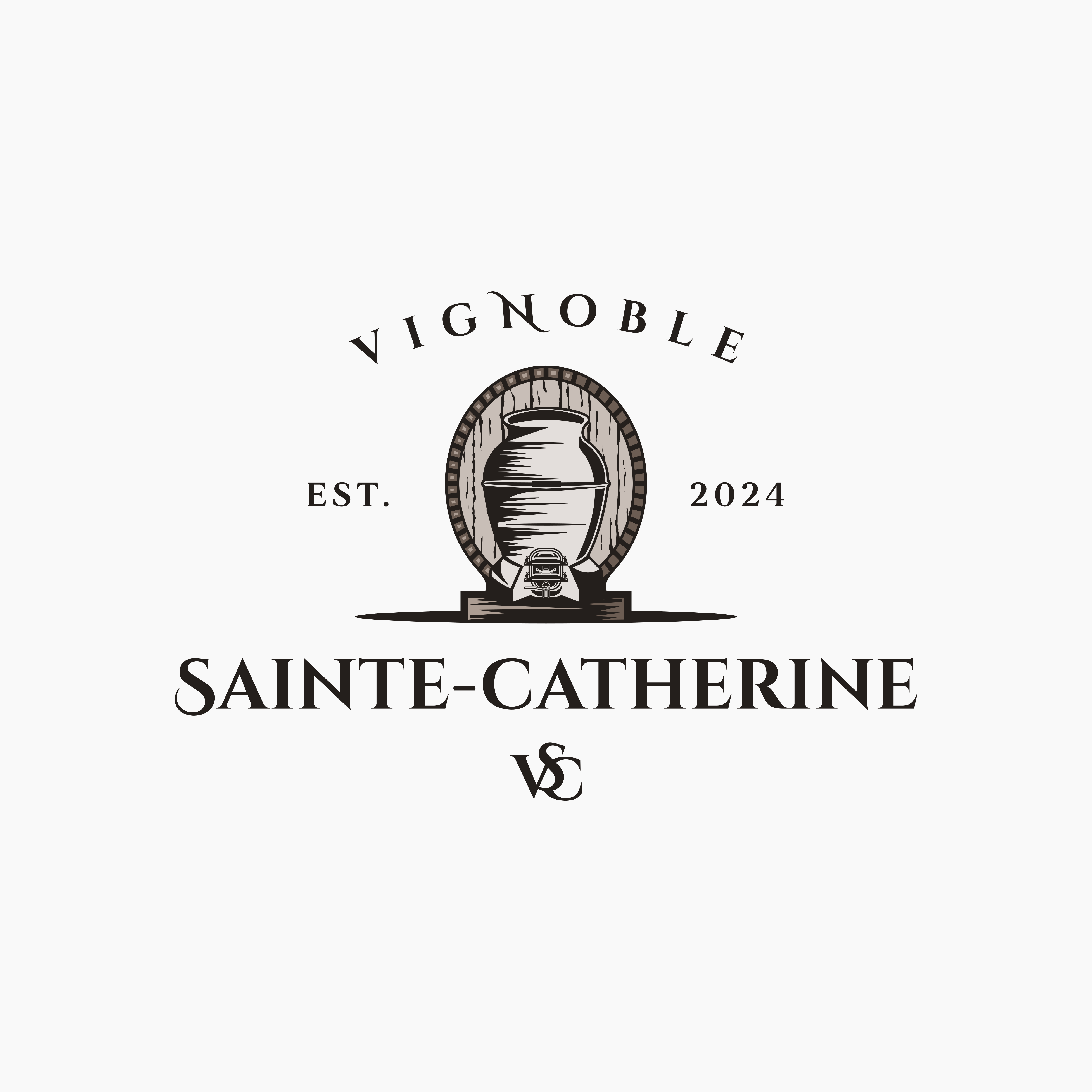 Logo Design by ramu 6 for Vignoble Sainte-Catherine | Design #34507361