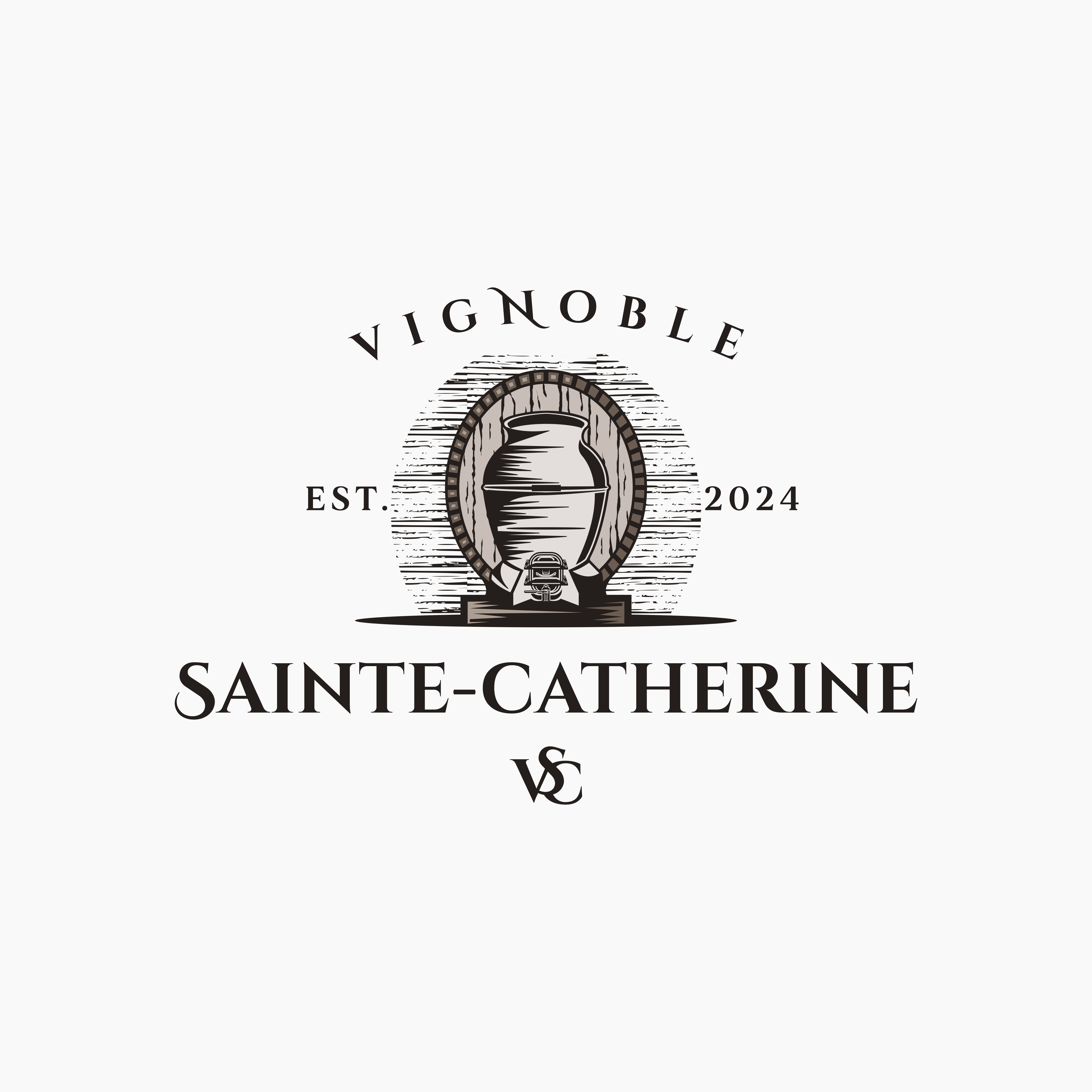 Logo Design by ramu 6 for Vignoble Sainte-Catherine | Design #34513098