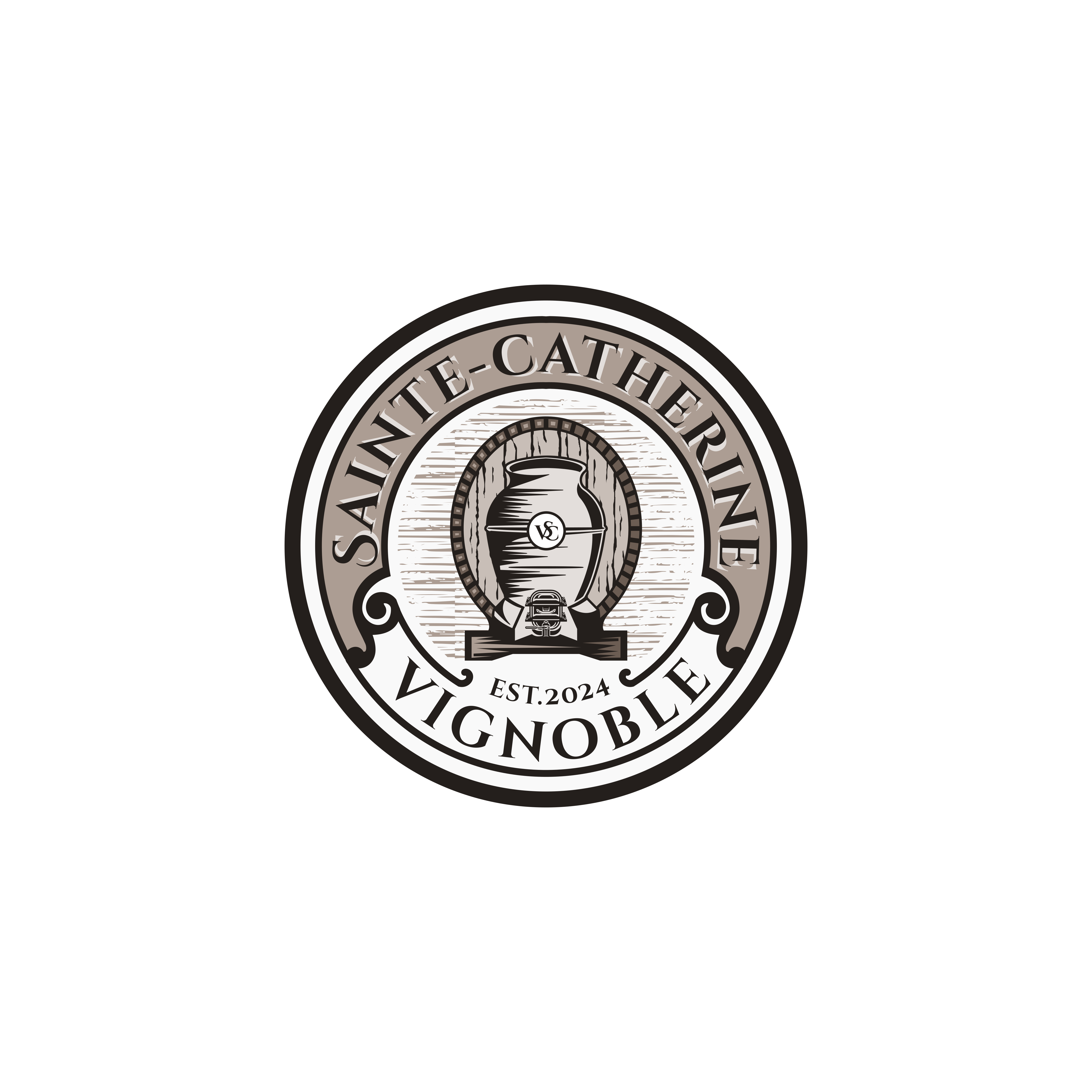 Logo Design by ramu 6 for Vignoble Sainte-Catherine | Design #34513206