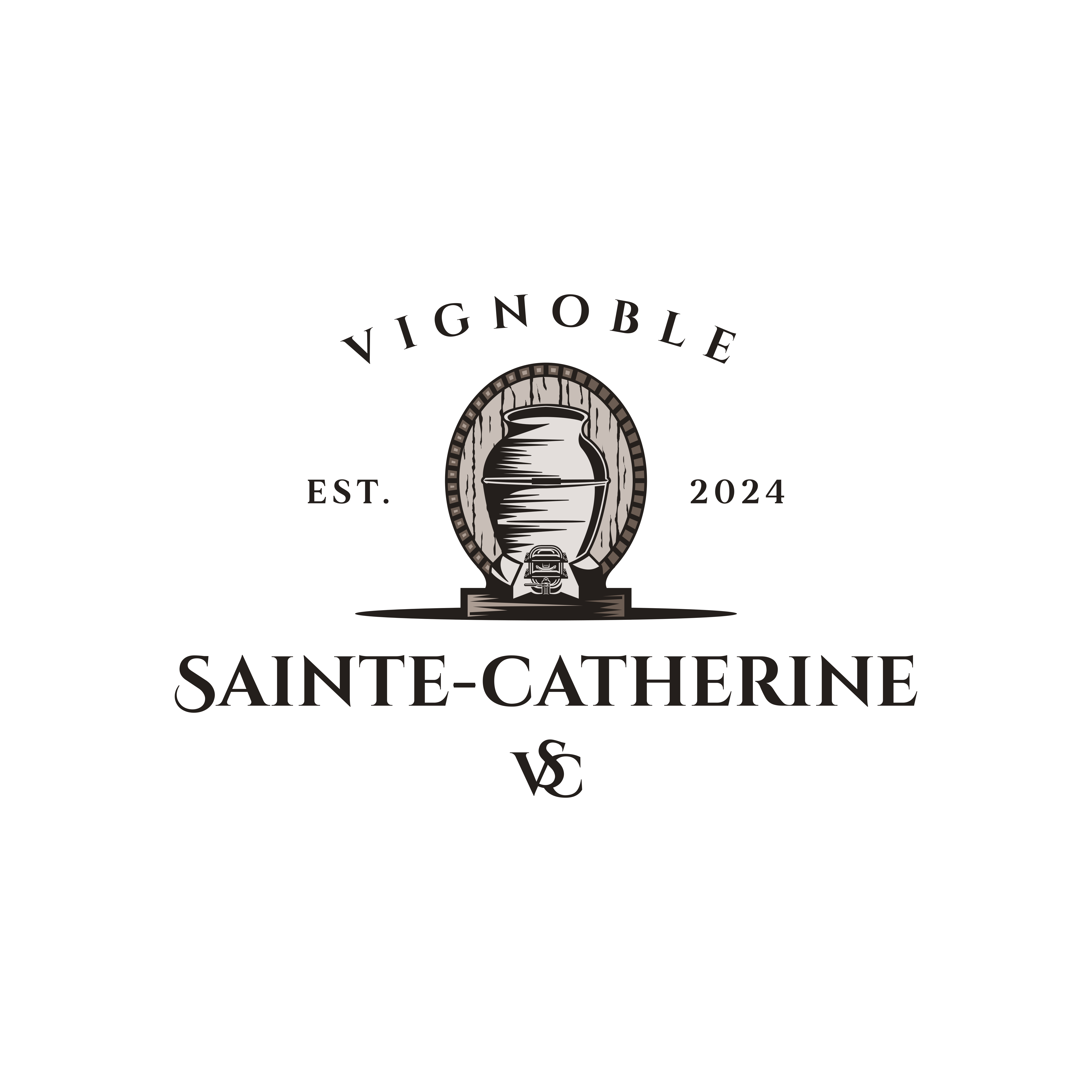 Logo Design by ramu 6 for Vignoble Sainte-Catherine | Design #34535832