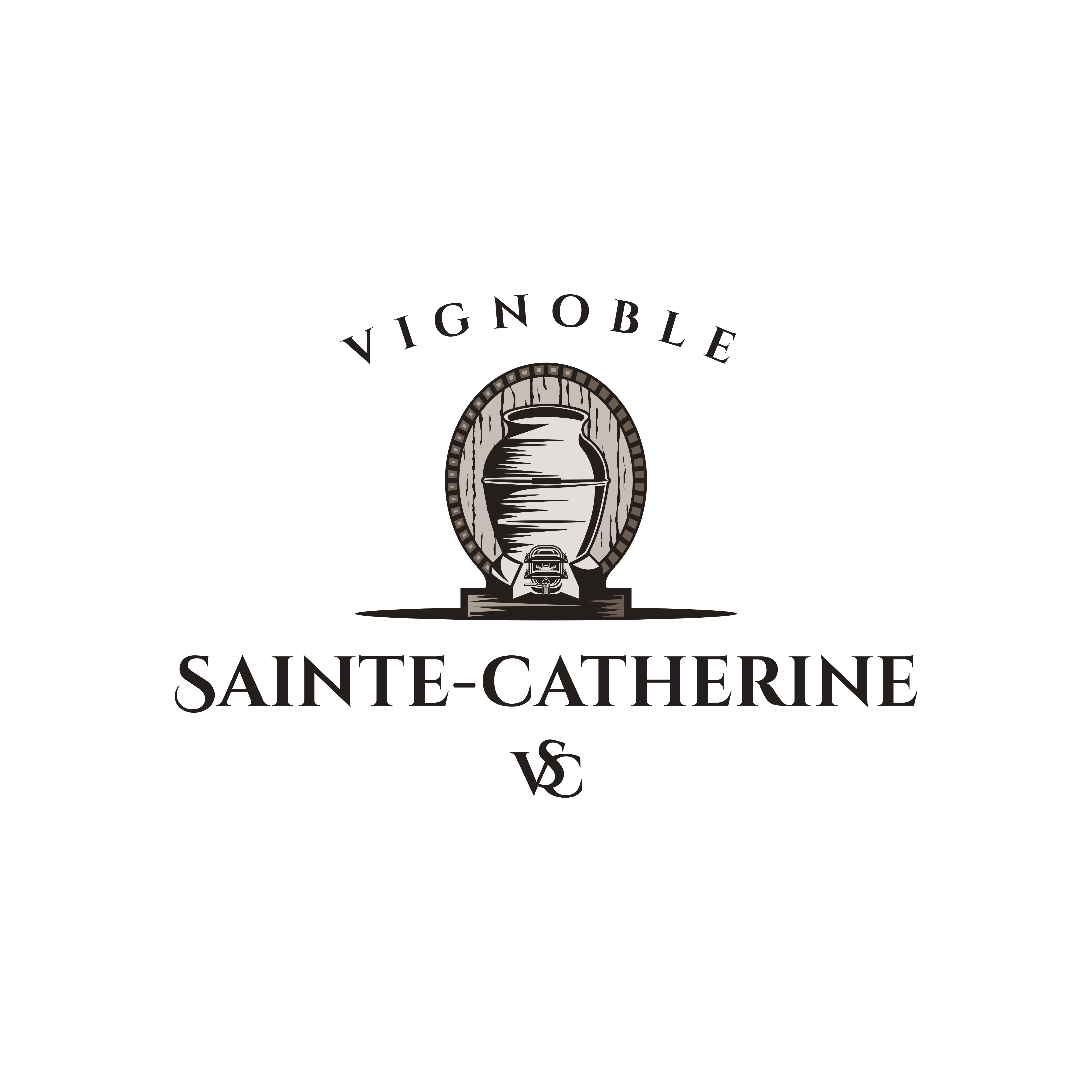 Logo Design by ramu 6 for Vignoble Sainte-Catherine | Design #34535834
