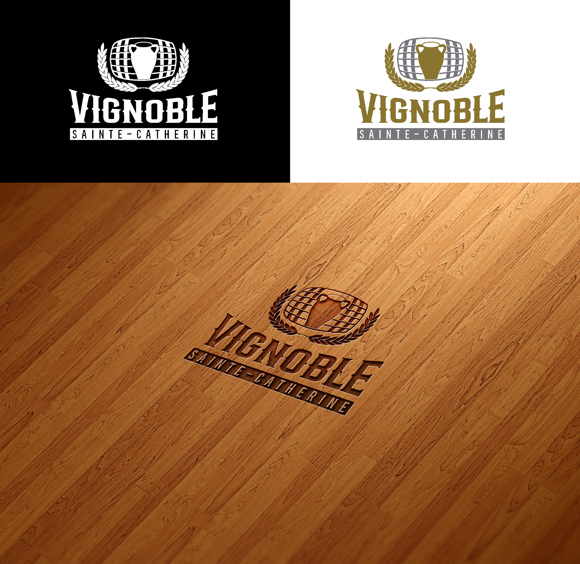 Diseño de Logo por RA-bica para Vignoble Sainte-Catherine | Diseño #34458405