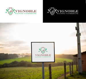 Diseño de Logo por RA-bica para Vignoble Sainte-Catherine | Diseño: #34458409