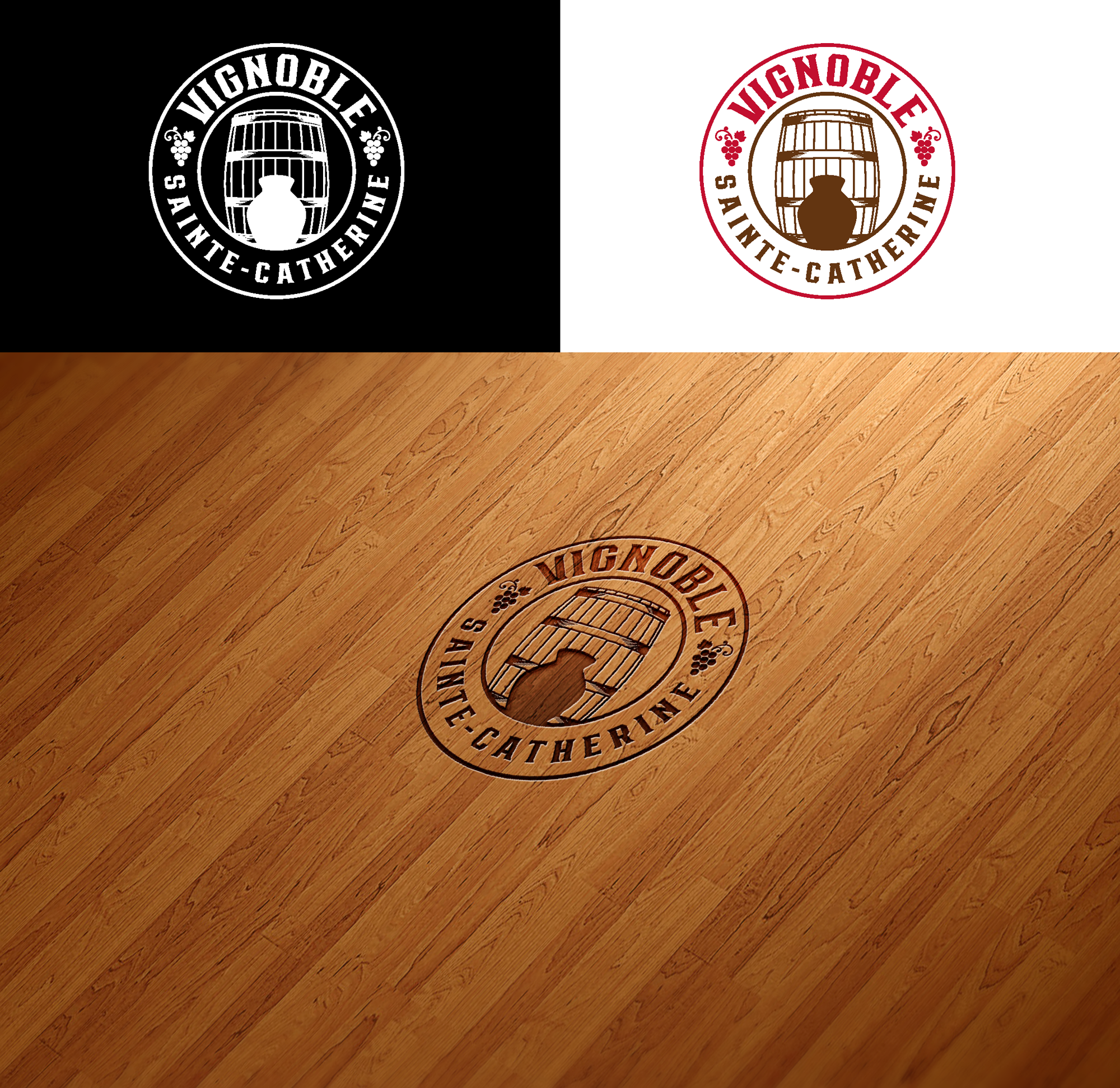 Diseño de Logo por RA-bica para Vignoble Sainte-Catherine | Diseño #34470038