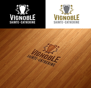 Logo Design by RA-bica for Vignoble Sainte-Catherine | Design: #34472353