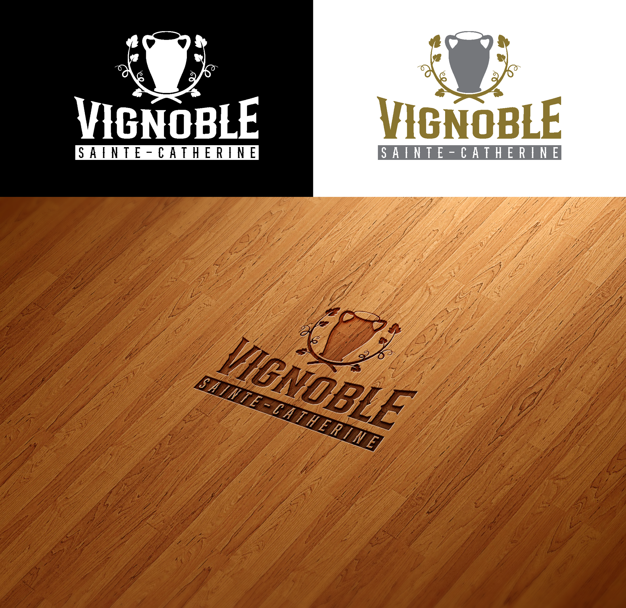 Diseño de Logo por RA-bica para Vignoble Sainte-Catherine | Diseño #34472354