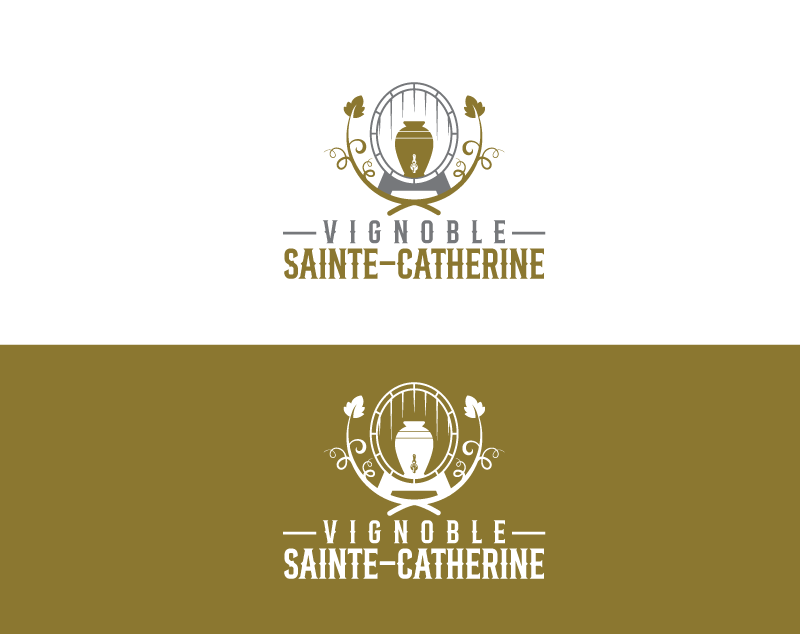 Logo-Design von RA-bica für Vignoble Sainte-Catherine | Design #34473191