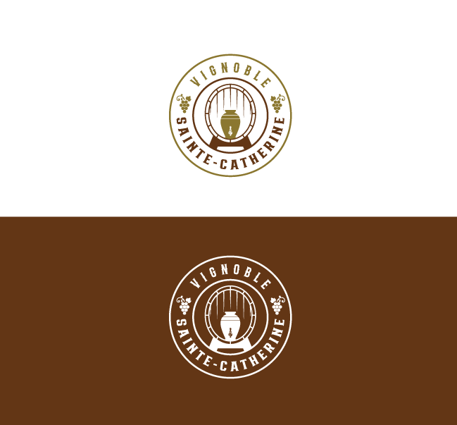 Logo-Design von RA-bica für Vignoble Sainte-Catherine | Design #34473224