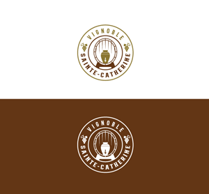 Logo Design by RA-bica for Vignoble Sainte-Catherine | Design: #34473224