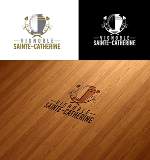 Logo Design by RA-bica for Vignoble Sainte-Catherine | Design: #34473291