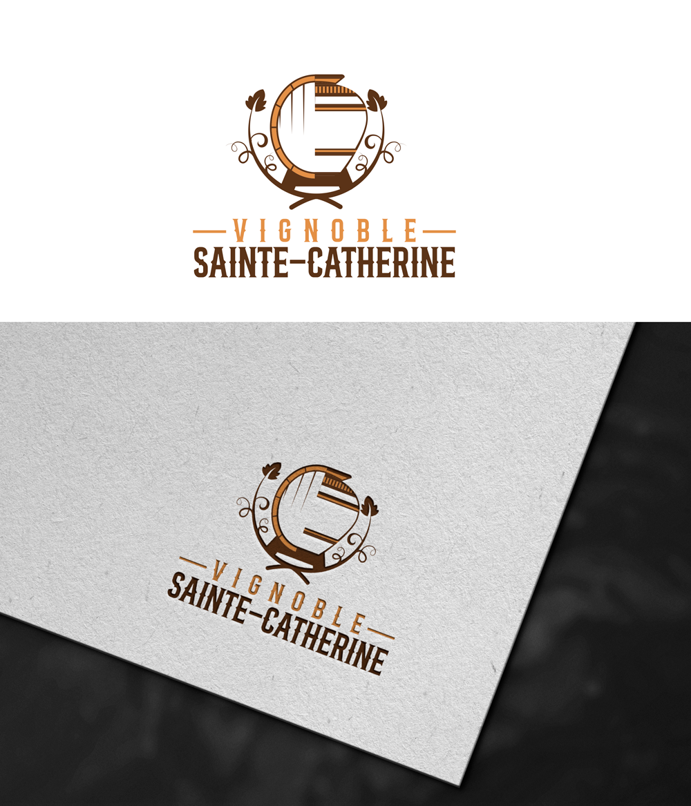 Logo Design by RA-bica for Vignoble Sainte-Catherine | Design #34473389