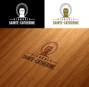 Logo Design by RA-bica for Vignoble Sainte-Catherine | Design: #34497414