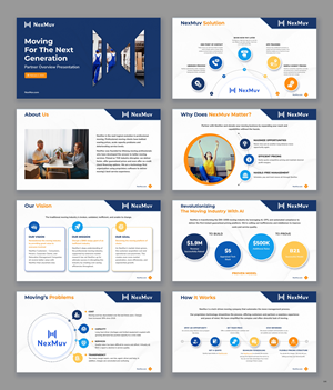 PowerPoint Design by pb for Customized Logistics Group | Design: #34443356