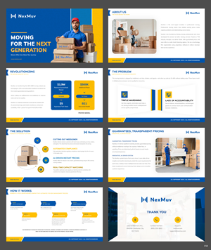PowerPoint Design by pb for Customized Logistics Group | Design: #34443361