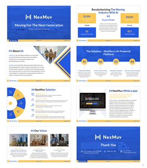 PowerPoint Design by pb for Customized Logistics Group | Design: #34443363