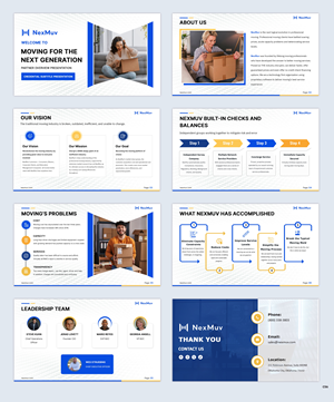 PowerPoint Design by pb for Customized Logistics Group | Design: #34443365