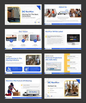 PowerPoint Design by pb for Customized Logistics Group | Design: #34443372