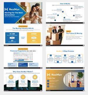 PowerPoint Design by pb for Customized Logistics Group | Design: #34460598