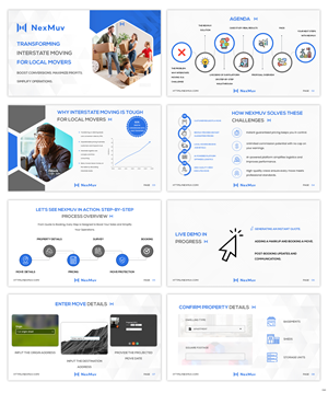 PowerPoint Design by pb for Customized Logistics Group | Design: #34460599